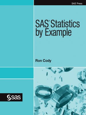 cover image of SAS Statistics by Example